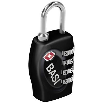 Basi 6100-0630 Kofferslot 31.3 mm TSA Zwart Cijferslot