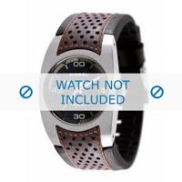 Diesel horlogeband DZ4014 Leder Bruin + bruin stiksel - thumbnail