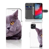 Apple iPhone 11 Pro | Telefoonhoesje | Met pasjeshouder | Kat - thumbnail