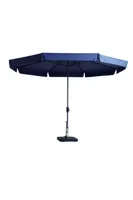 Parasol Syros Rond Ø3,5m - Saffier Blauw - thumbnail