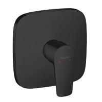 Hansgrohe Talis E ééngreeps douchemengkraan afbouwdeel, mat zwart - thumbnail