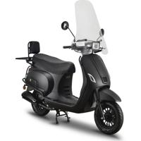 Senzo RivaLux S Special Matzwart - Verbrandingsmotor Scooter - thumbnail