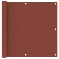 VidaXL Balkonscherm 90x500 cm oxford stof terracotta - thumbnail