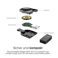 TerraTec ChargeAir Watch Apple Watch USB-laadstation mobiel. Compatibel met Apple Watch Series 6, SE (2020) / Series 5 / Series 4 / Series 3 / Series 2 / Series 1/44 mm / 42 mm / 40 mm / 38 mm - thumbnail