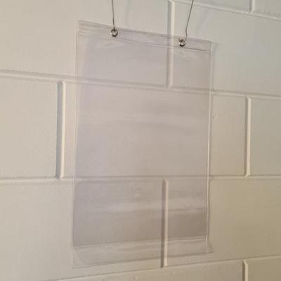 Prijskaarthoes vertikaal - A3 waterdicht