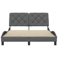Bedframe zonder matras 120x200 cm stof donkergrijs - thumbnail