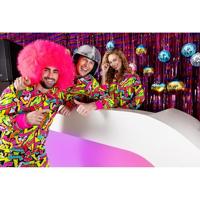 Boland Pruik sugar neon roze - thumbnail