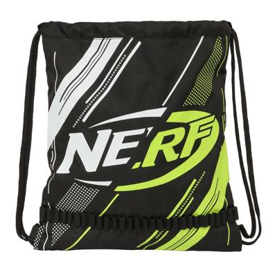 Rugtas met Koordjes Nerf Get ready Zwart 35 x 40 x 1 cm Rugtas met Koordjes Nerf Get ready Zwart 35 x 40 x 1 cm
