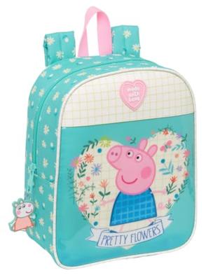Kinderrugzak Peppa Pig Pretty flowers Geel Munt 22 x 27 x 10 cm