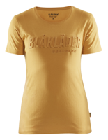 Blåkläder Dames T-Shirt 3D 34311042 | Honinggoud | Maat S - 7330509789865 - thumbnail