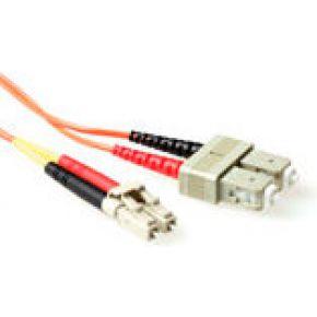 Ewent EL8005 Glasvezel Patchkabel Duplex LSZH - LC/SC 62.5/125µm OM1 - 5 meter