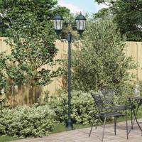 Tuin Lantaarnpaal Donkergroen Aluminium en Glas - thumbnail