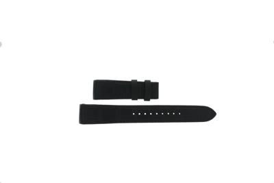 Horlogeband Seiko 4A072JL / 6G34-00E0 / 7T86-0AA0 Leder Zwart 21mm