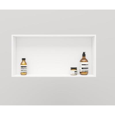 Opbouwnis Arcqua Alcove 60x30x10 cm Solid Surface Mat Wit Opbouwnis Arcqua Alcove 60x30x10 cm Solid Surface Mat Wit