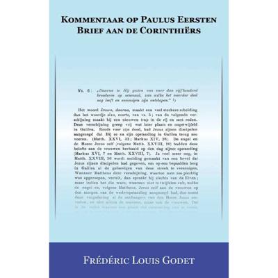 Kommentaar op Paulus Eersten Brief aan de Corinthiërs (Paperback) Kommentaar op Paulus Eersten Brief aan de Corinthiërs (Paperback)