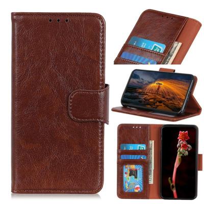 Voor Google Pixel 5 XL / Pixel 4a 5G Nappa Textuur Horizontale Flip Lederen case met Holder & Card Slots & Wallet(Bruin)