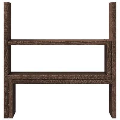 VidaXL Bureau organiser 40x17x41 cm bewerkt hout bruin eikenkleurig