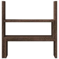 VidaXL Bureau organiser 40x17x41 cm bewerkt hout bruin eikenkleurig - thumbnail