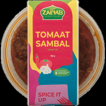 Zainab Tomaat sambal 150g bij Jumbo
