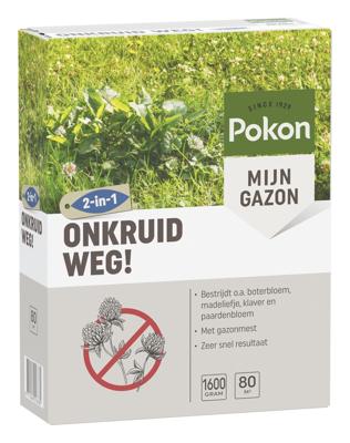 Pokon Onkruid Weg! 1,6kg voor 80m² - 7601772101