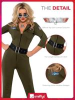 Top Gun kostuum vrouw - thumbnail