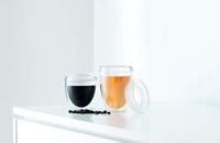 Set van 2 bekers - BODUM - Pavina To Go - Dubbelwandig plastic - Luchtdicht deksel - 20 cl - Transparant - thumbnail