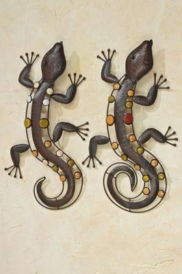 Wanddecoratie Salamander Lizza