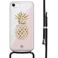 iPhone SE 2020 hoesje met koord - Ananas - thumbnail