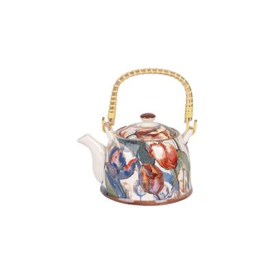 Clayre & Eef Theepot met tulpen 800ml