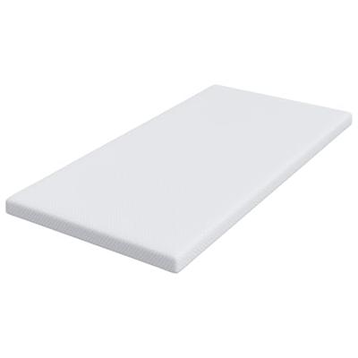 VidaXL Matrastopper wit 90 x 190 cm jacquard stof VidaXL Matrastopper wit 90 x 190 cm jacquard stof
