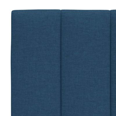 Bedframe zonder matras "Hanko" 100x200 cm stof blauw
