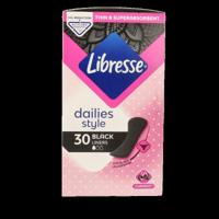 Libresse Dailies Style Inlegkruisjes Zwart - thumbnail