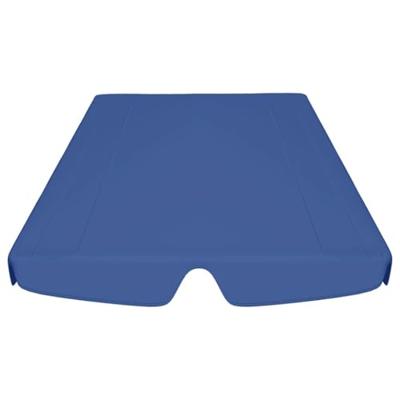 VidaXL Vervangingsluifel voor schommelbank 150/130x105/70 cm blauw