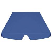 VidaXL Vervangingsluifel voor schommelbank 150/130x105/70 cm blauw - thumbnail