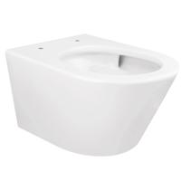 Wiesbaden Vesta Tornado flush wandcloset rimless met nano coating glans wit - thumbnail