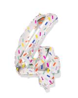 HEMA Folieballon cijfer 4 60cm confetti (eiken) - thumbnail