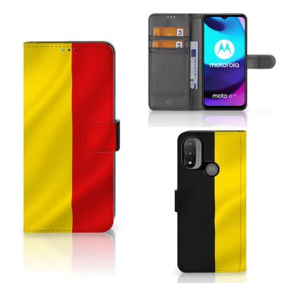 Motorola Moto E20 | E30 | E40 | Bookstyle Case | Belgische Vlag