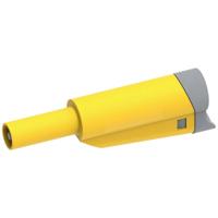 Electro PJP 1076-CD1-J Laboratoriumstekker Stekker, recht Stift-Ø: 4 mm Geel 1 stuk(s) - thumbnail