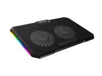 Laptopkoelpad FURY GUNBAI G3 14.1-17.3" met 2 ventilatoren, RGB-verlichting, 2× USB - thumbnail