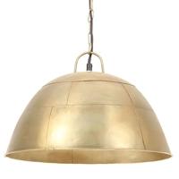 VidaXL Hanglamp industrieel vintage rond 25 w e27 41 cm messingkleurig - thumbnail