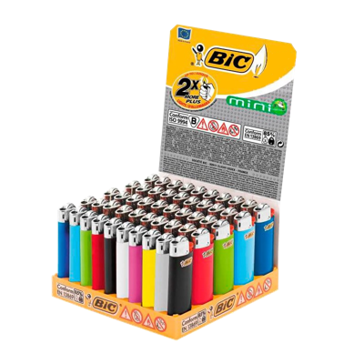 BIC BIC Mini Standaard Aanstekers 50 stuks
