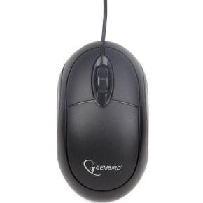 Optische muis, USB, zwart