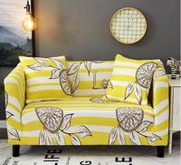 Sofa covers all-inclusive slip-resistente sectionele elastische volledige Bank cover sofa cover en kussensloop specificatie: vier zits + 2 pc's kuss - thumbnail