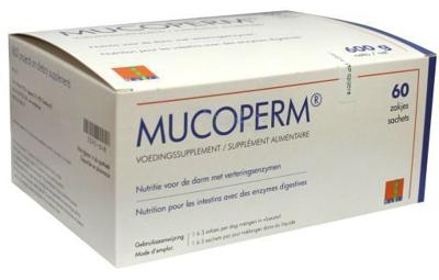 Nutriphyt Mucoperm Voedingssupplement Spijsvertering En (darm) Slijmvliezen 60 Zakjes 240g