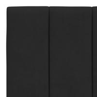 Bed met matras fluweel zwart 100x200 cm - thumbnail