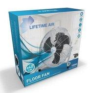 Lifetime Air Vloerventilator Chroom - 40 cm - thumbnail