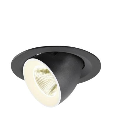SLV InbouwspotNuminos Gimble M zwart/wit 4000K - 20gr - 1009578