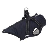 VidaXL Hondenjas met harnas waterdicht reflecterend marineblauw l32 - thumbnail