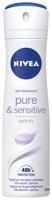 Nivea Pure & Sensitive Deodorant Spray - 150 ml - thumbnail