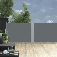 VidaXL Windscherm uittrekbaar 120x1000 cm antraciet - thumbnail